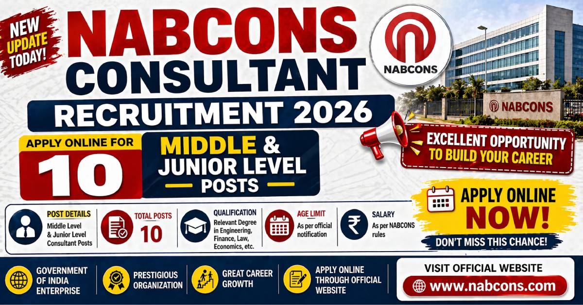 NABCONS Consultant Recruitment 2026